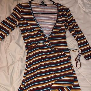 Striped dress.